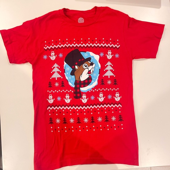 Buc-ees Christmas Tshirt - Picture 1 of 3